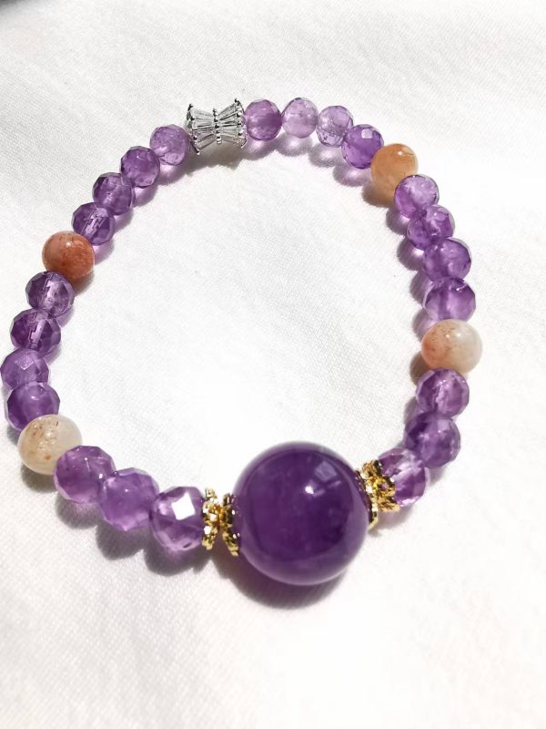 Forget-me-not by life: Relationship Improvement Amethyst and Arusha Chic Bracelet