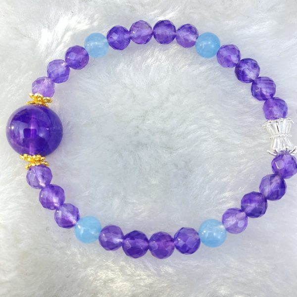 Forget-me-not by life: Relationship Improvement Amethyst and Arusha Chic Bracelet