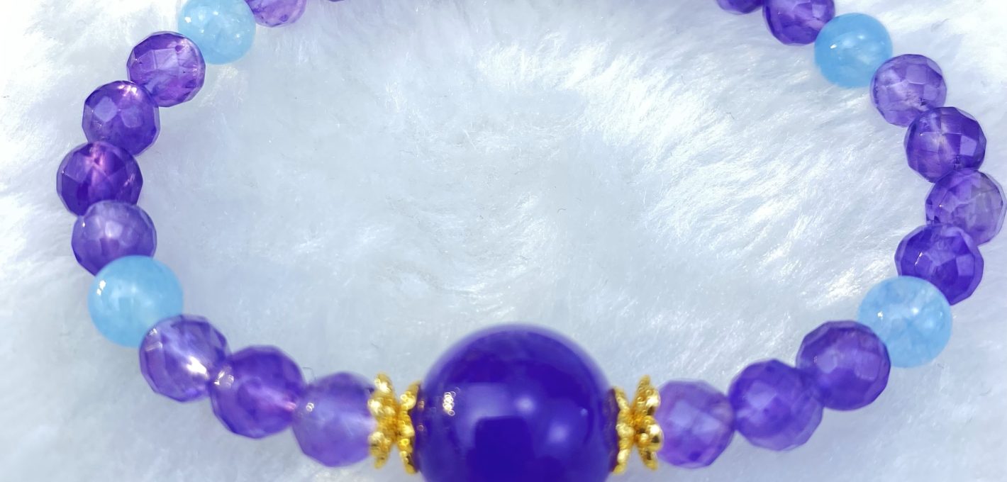 Forget-me-not by life: Relationship Improvement Amethyst and Arusha Chic Bracelet