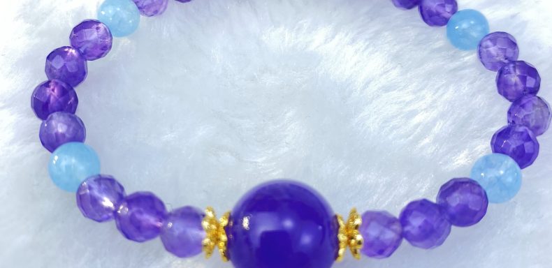 Forget-me-not by life: Relationship Improvement Amethyst and Arusha Chic Bracelet