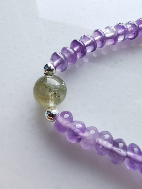 Healing by Amethyst Strawberry Quartz Arusha Bracelet