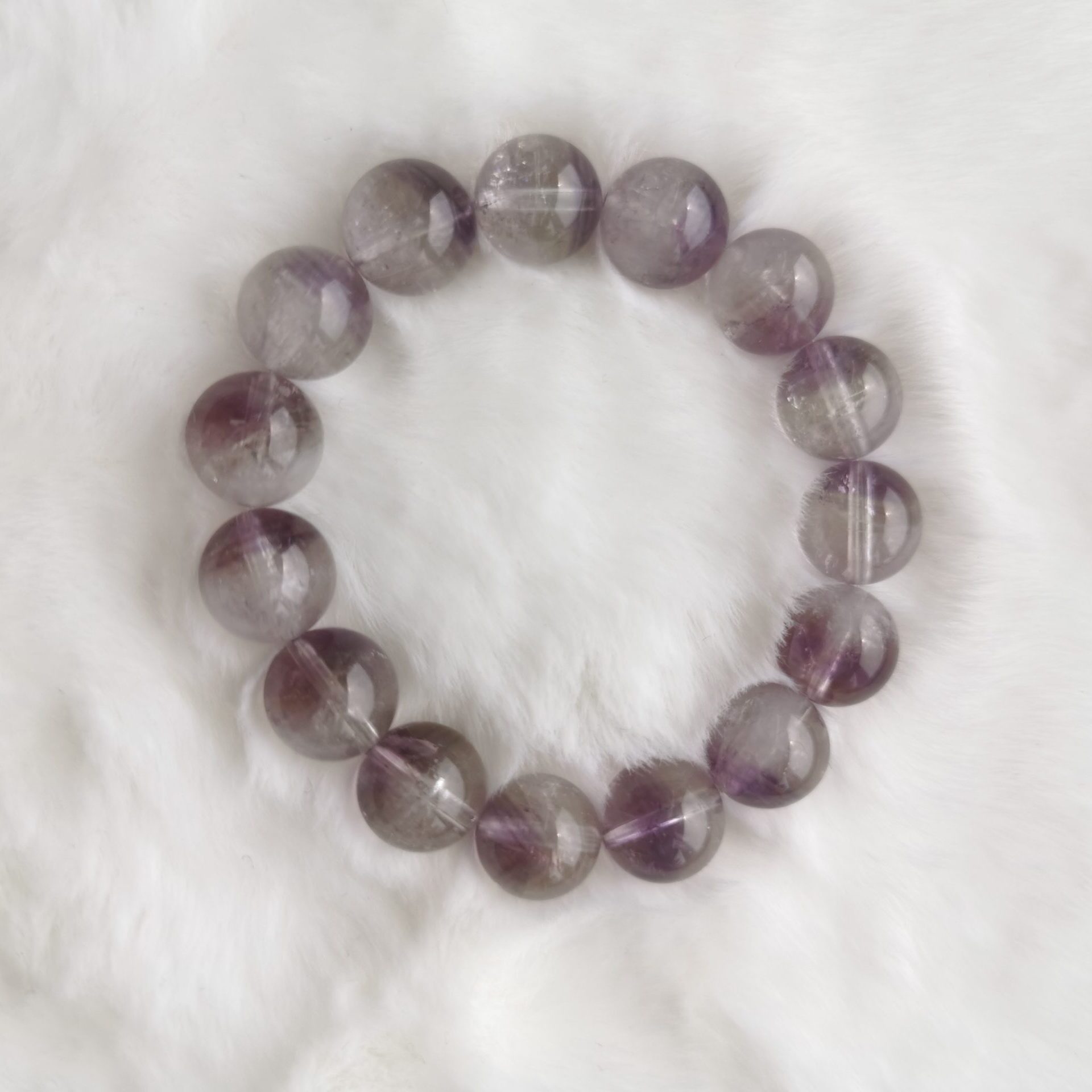 Natural Quartz Rutilated-10mm bracelet