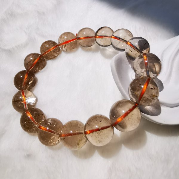 Natural blonde crystal bracelet-13mm