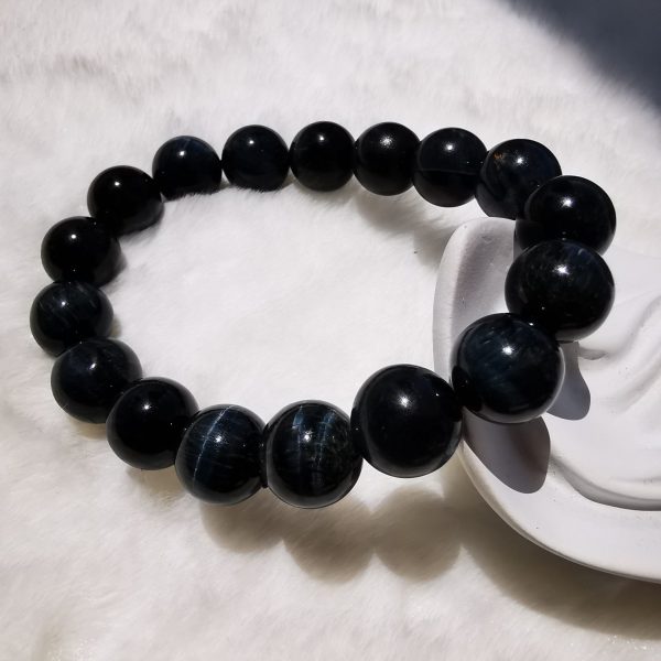 Natural Obsidian-12mm bracelet